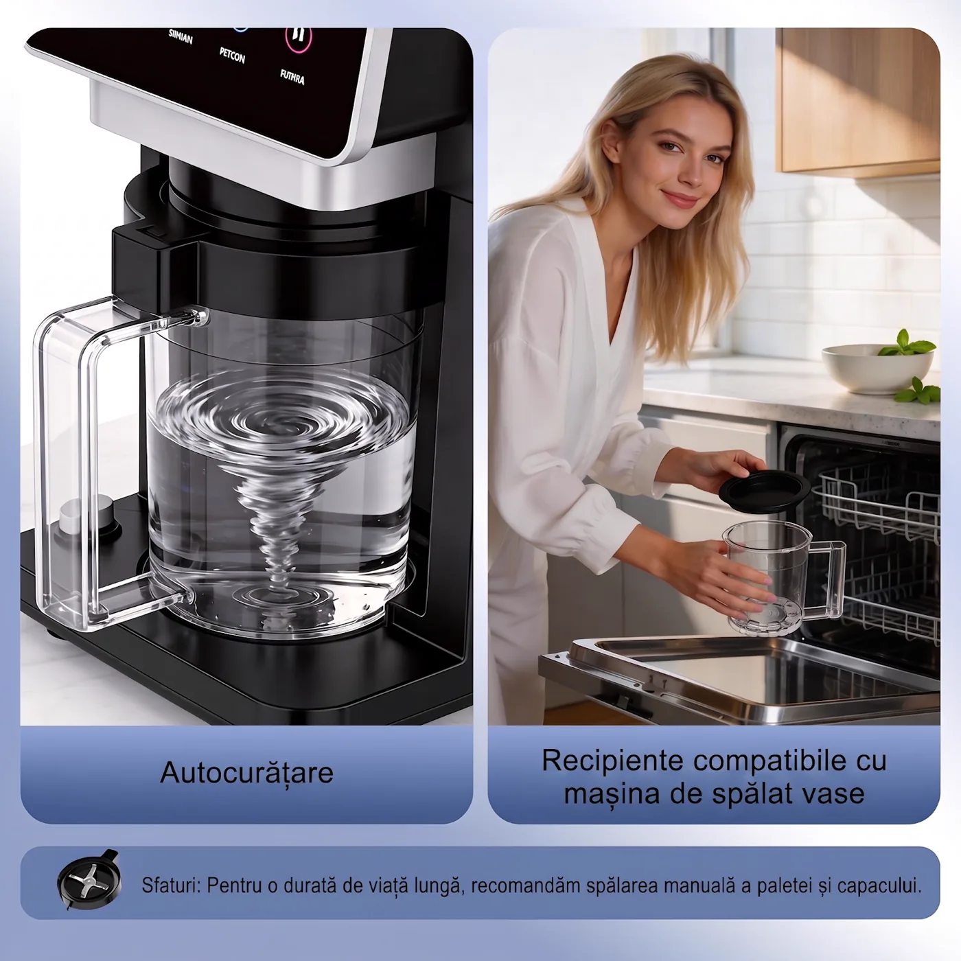 Teendow KF-2501G1 — înghețată de casă din lapte și fructe